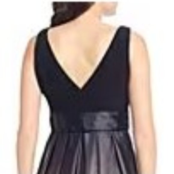 SLNY Ombre skirt tank with bow - Picture 3 of 6